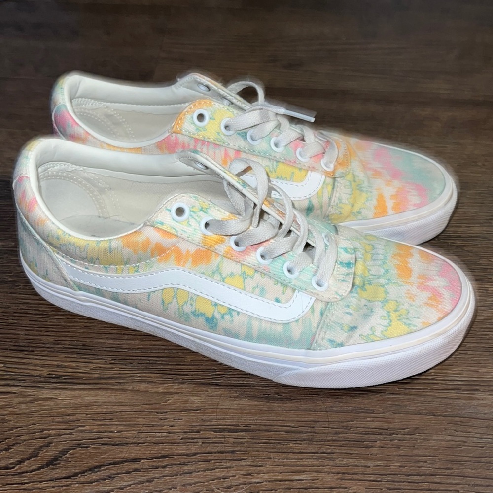 Vans pastel tie dye sneakers